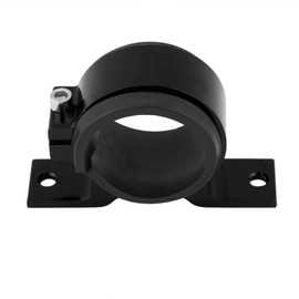 VOBOR Fuel Pump Bracket, Aluminium Alloy Gas Pump Mounting Bracket Aluminum Alloy 50mm, Car Fuel Pump Mounting Bracket(Black)