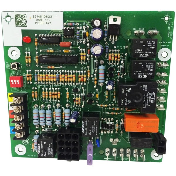 Goodman PCBBF132S Ignition Control Board Hsi Int 2 Stage, 1" x 6" x 4"
