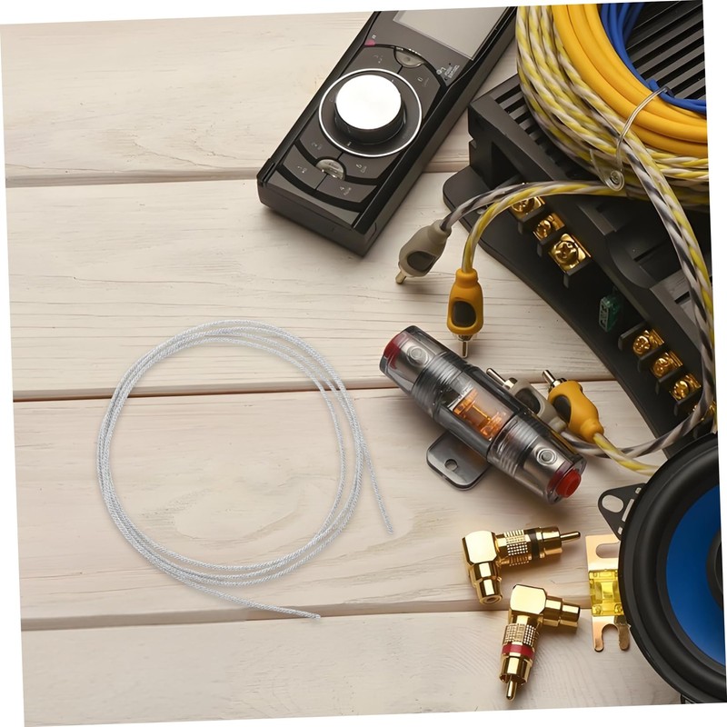 STOBOK 1m Flexible Copper Speaker Wire Cable for Outdoor and