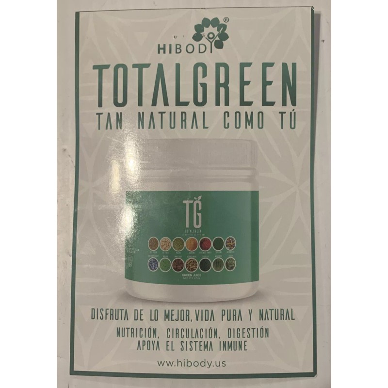 HiBody Total Green Energize, cleanse, and alkalize your body faster
