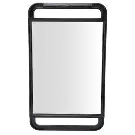 Double Handle Mirror Large Rectangle Makeup Barber Hair Handheld Back Mirror Salon Hairdressing Accessories