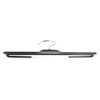 Hangerworld 10 Black Strong Plastic Trouser Bar Hangers 34cm Coat