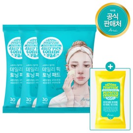 Ariel (현대Hmall)아리얼 스트레스 릴리빙 데일리 픽 토닝 패드 30매 (2+1) (Hyundai Hmall) Ariel Stress Relieving Daily Pick Toning Pad 30 Sheets (2+1)