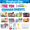 gisgfim Ten Commandments Bulletin Board Decorations Set Back to School