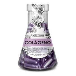 Solanum Colágeno Con Extracto De Uva Y Vit. 100 Cápsulas Sfn Sabor Sin sabor