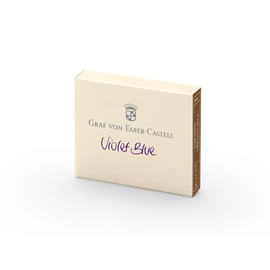 Graf von Faber-Castell Ink Cartridges, Box of 6, Violet Blue (FC141106)