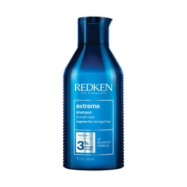 REDKEN - Shampoo Extreme | Shampoo fortificante y reparador para cabello dañado | Restaura las áreas más debilitadas del cabello y previene el quiebre |Con Proteínas |Fórmula Vegana |300ml
