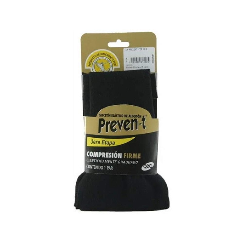Calcetines Preven-t Caballero Algodón Control Varices, Compresión firme 22-24 mm/Hg