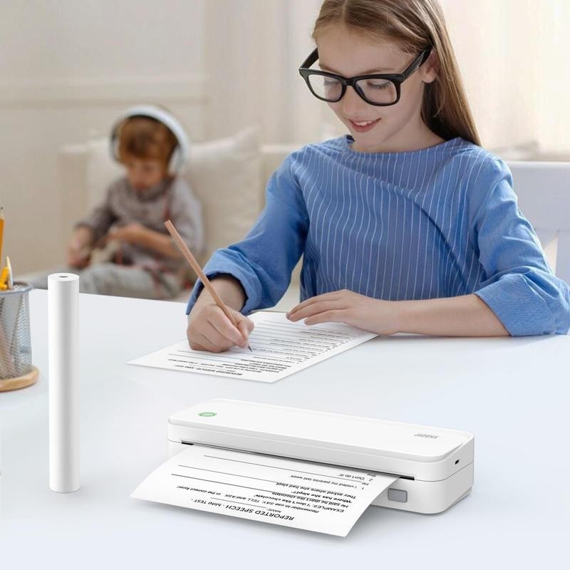 JADENS US Letter Size 8.5''×11'' Quick-Dry Folded Thermal Paper, 200