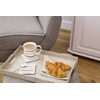 KitchenCraft KCCCCOAST4 Classic Collection Vintage-Style Ceramic Drink Coasters (Set of