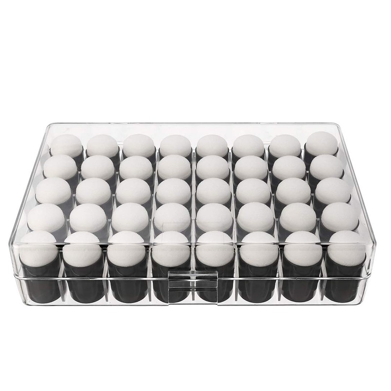 40 Pcs Finger Sponge Daubers with Storage Box for Painting