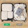 4pcs Packing Cubes, Compression Packing Cubes for Travel compression bags