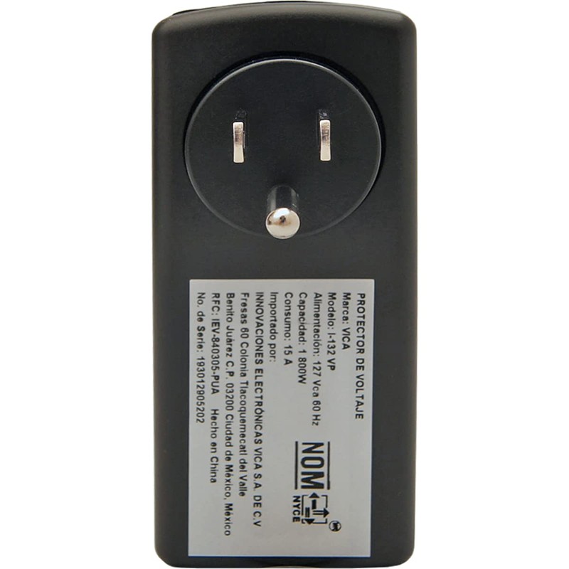 VICA Protector de Voltaje VP 132, 2500VA / 1800W,