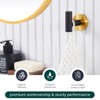 Angle Simple Towel Hook Black & Gold, Stainless Steel Bathroom