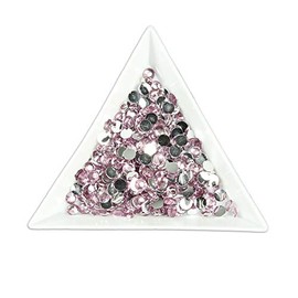1000pcs 2mm Flat Back Resin Rhinestones Bling Crystal Diamantes for Nail Art & Craft(2mm, Pink)