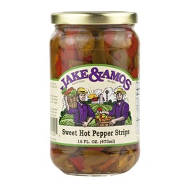 Jake & Amos Sweet & Hot Pepper Strips 16 oz. (3 Jars)