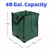 DURASACK Heavy Duty Home and Yard Bags 48-Gallon Reusable Self-Standing