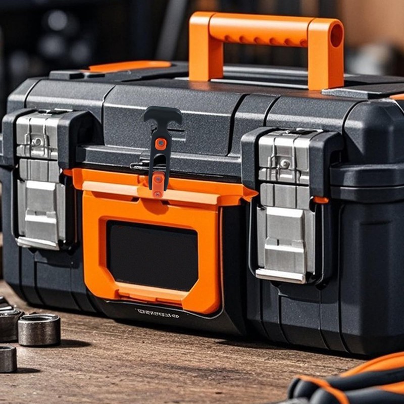 HARSKIYER Flexible Rubber T-Handle Latches, 2 Pack Toolbox Cooler Latch,