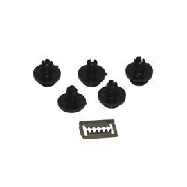 For TOYOTA TACOMA 2016-2023 REAR BUMPER END HARDWARE KIT (clip*5pcs / fastener*1pc)