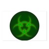 CafePress Bio Hazard Sign Postcards (Package of 8), 6"x4" Printed