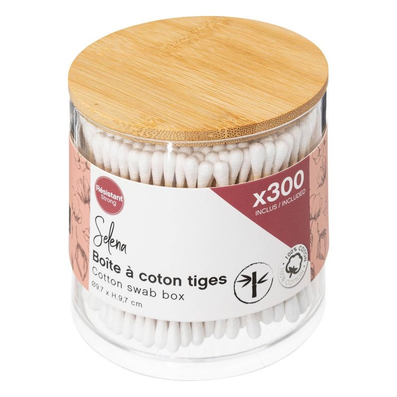5five - Box of 300 Selena Bamboo Cotton Buds