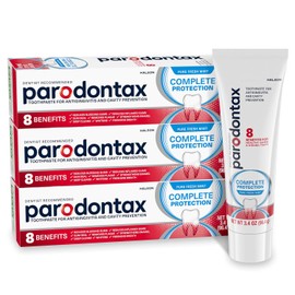 Parodontax Complete Protection Toothpaste For Bleeding Gums, Pure Fresh Mint, 3.4oz, 3 Pack