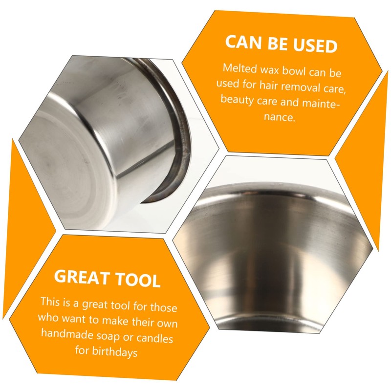 STOBOK 3pcs Wax Melting Pot Soap Heater for Projects and