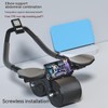 Automatic Rebound Abdominal Muscle Wheel - Color: Black, style: With