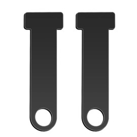 Aoling Motorcycle Hell Lock Assist, Black, D-Ring Compatible, Bike Helmet Lock Hardware, Auxiliary Stay, Convenient and Easy to Use, Set of 2