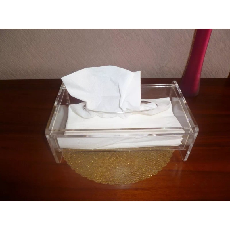 Detales y Recuerdos Kleenera Acrílico Tranps Estuche Pañuelo Klinera Baño