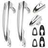 Gaogsiy Maniglie Cromate Anteriori per Lancia Ypsilon 2003-2011