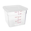 Hygiplas 12386 Square White Lid to fit - 5.5/7Ltr, 231(L)x231(W)mm