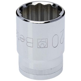 Beta 9200120 Model 920 B20 Bi-hex Hand Sockets, 1/2 Drive, 20mm
