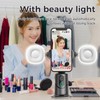 Auto Face Tracking Phone Holder,No App Required,360° Rotation Phone Camera