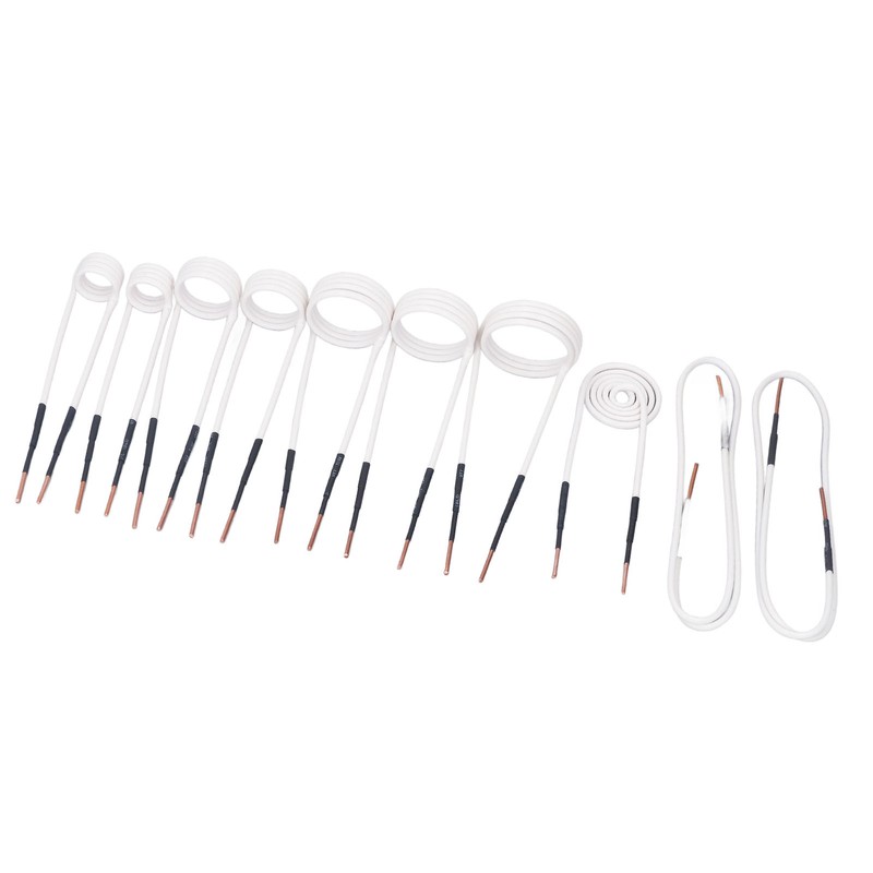 10PCS Induction Heater Coils 2.5mm Brass Core Electric Heat Induction