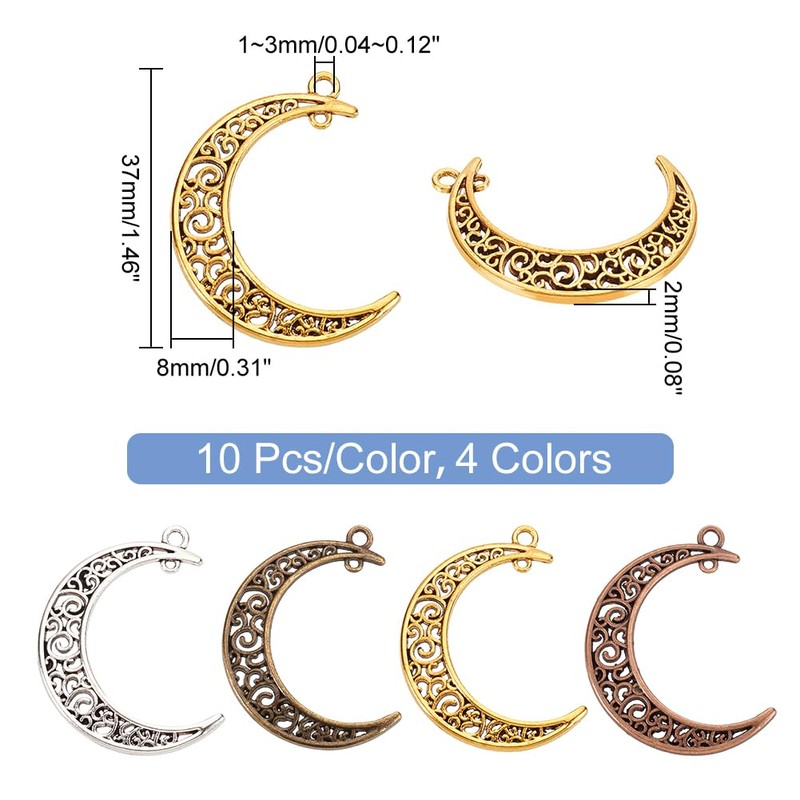 PandaHall Elite Alloy Pendant, Metal