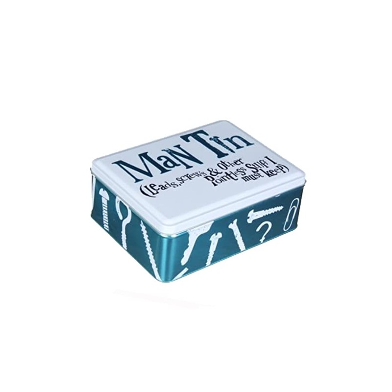 The Bright Side Storage Tin Fun Gift - Man Tin