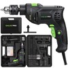 GALAX PRO 5Amp 1/2-inch Hammer Drill with 105pcs Accessories, Variable