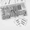 200PCS Spring Assortment Kit, Zinc Plated Extension and Compression Spring