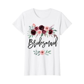 Bridesmaid Bride Bestie Bridal Shower Maid of Honor Wedding T-Shirt