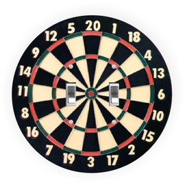 Island Gifting - Dart Board Design - Round Light Switch Plate Cover - Double Toggle