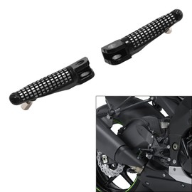 TCMT Front Motorcycle Footpeg Footrest Set Fits For Kawasaki Ninja ZX6R ZX636 NINJA 2003-2023 ZX10R 2004-2010 ZX9R 1998-2003 Z1000 2007-2016 Z H2 2020-2023 ZZR1400 ZX14 ZX-14 2006-2013