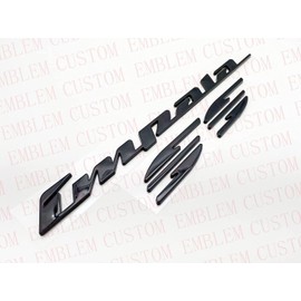 Pair Set 1994-1996 Impala Ss Emblems Rear Quarter Panel 3D Letter Badge Car Nameplate Replacement for Impala (Gloss Black)