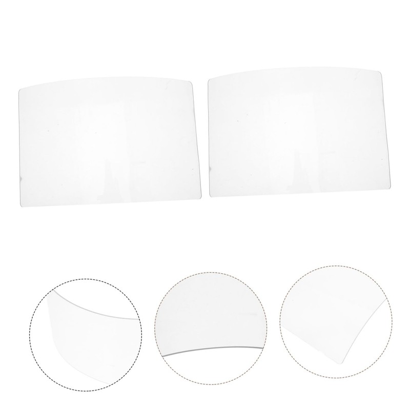 VILLFUL Organic Glass Lens Sandblasting Mask Sandblasting Hood Replacement Lens