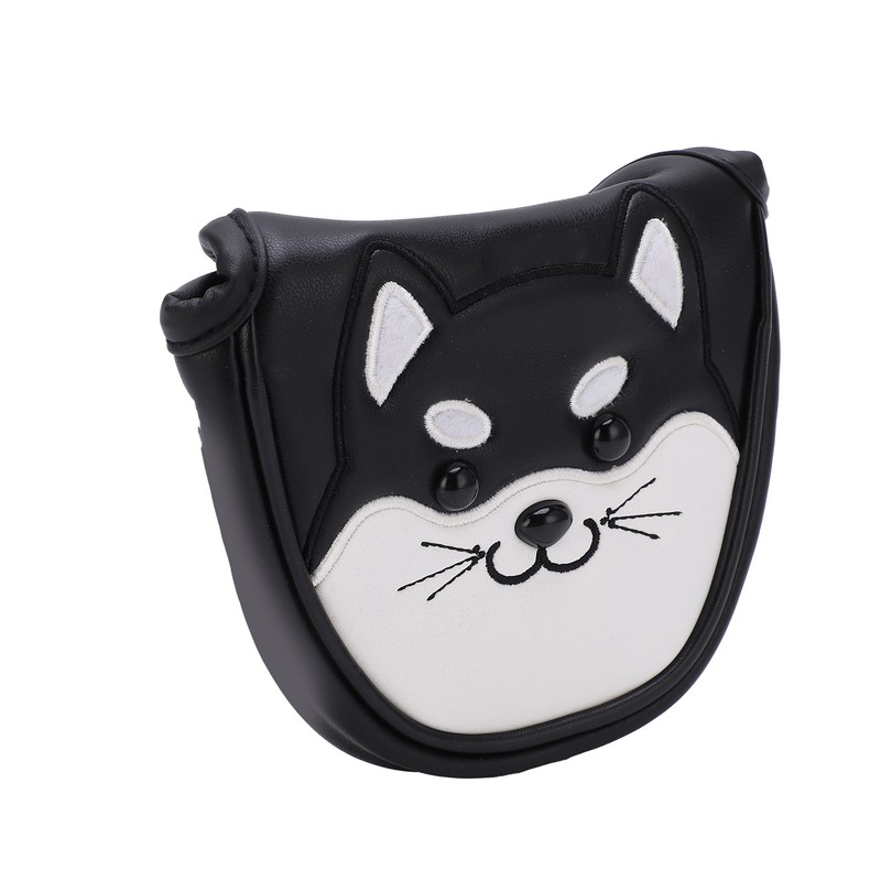 PU Leather Golf Putter Head Covers with Magnetic Closure Waterproof
