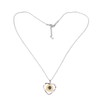 Elegante Collar de Plata S925 con Forma de Corazón de
