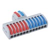 6Pcs DIN Rail Terminal Blocks, Insulated Safety & Reliability, Fast