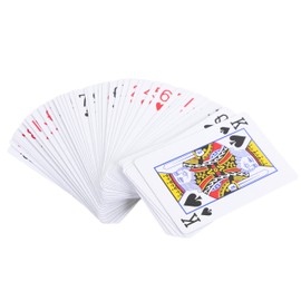 Toyland® Set Of 52 Traditional Plastic Coated Playing Cards - Family Night Games