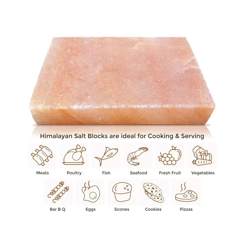 Pink Salt Wall Heat Preserver Himalayan Salt Block one &