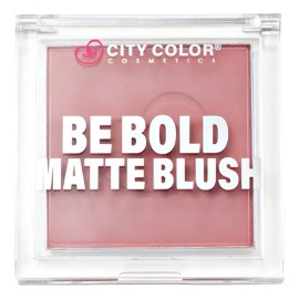 Rubor Mate City Color Be Bold Blushful Alta Pigmentación Vegano